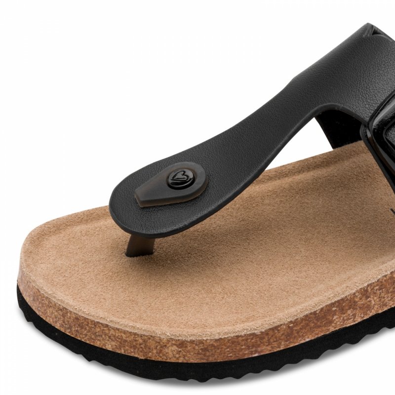 Klapki japonki czarne 38 MARCO TOZZI 27120 płaskie