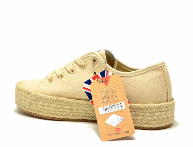 Półbuty espadryle 36 trampki LEE COOPER beżowe 3215 beż