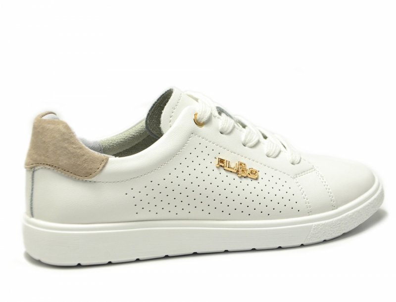 Półbuty 40 sneakersy 6738 skóra FILIPPO białe skórzane damskie