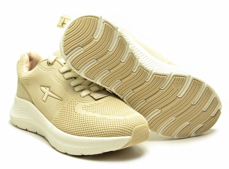 Sneakersy 37 TAMARIS 83728 półbuty sportowe beżowe duo-tex beż