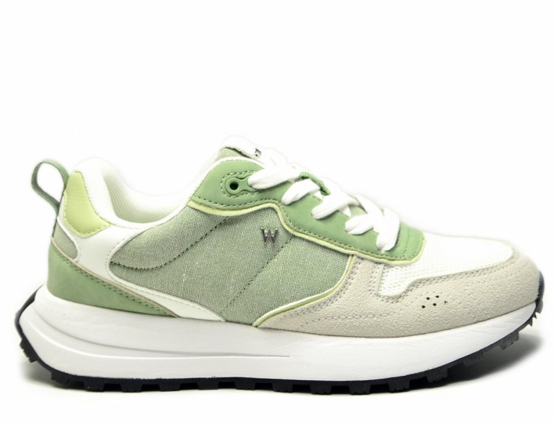 Sneakersy WRANGLER BONNIE 36 półbuty sportowe damskie białe zielone