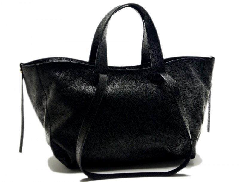 TOREBKA skórzana Miko czarna skóra 