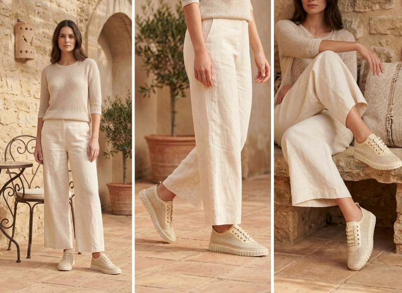 Półbuty beżowe złote 39 skóra CAMBELL 19435 ażurowane damskie skórzane beż