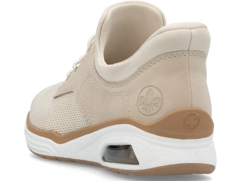 Półbuty sneakersy 37 RIEKER M5665 beżowe beż damskie