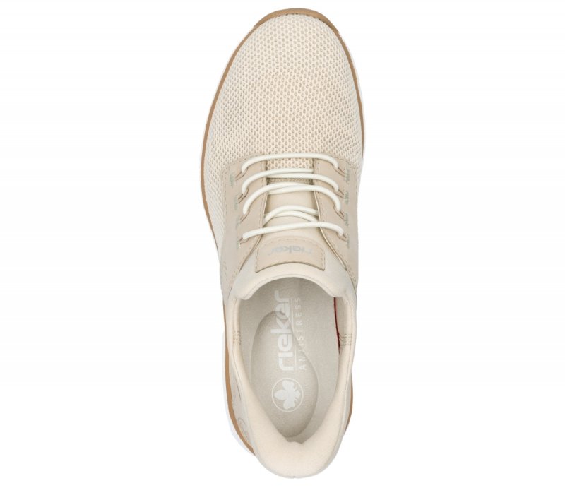 Półbuty sneakersy 41 RIEKER M5665 beżowe beż damskie