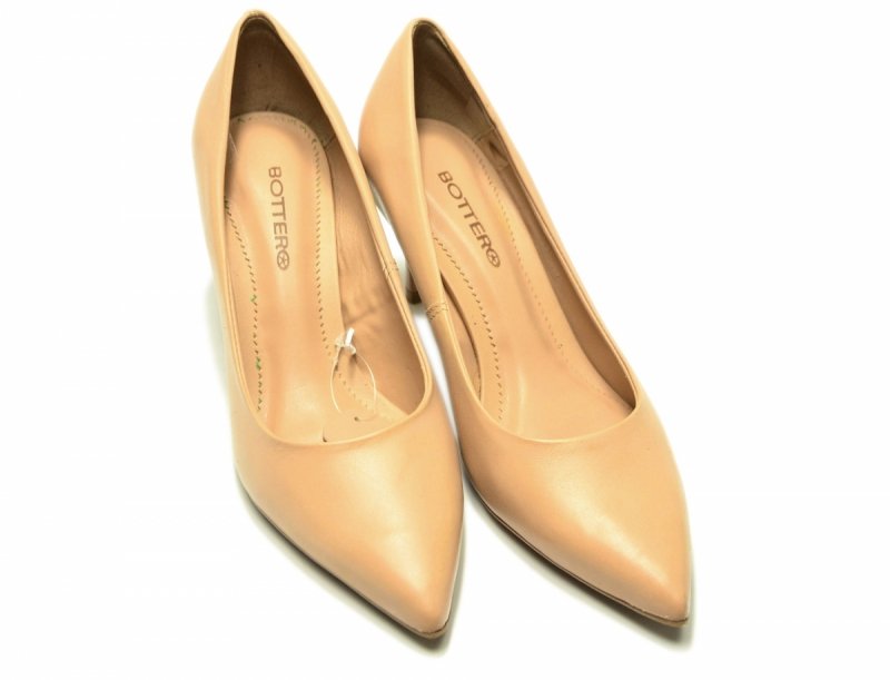 Czółenka 40 szpilki BOTTERO skóra beż 353721 beżowe