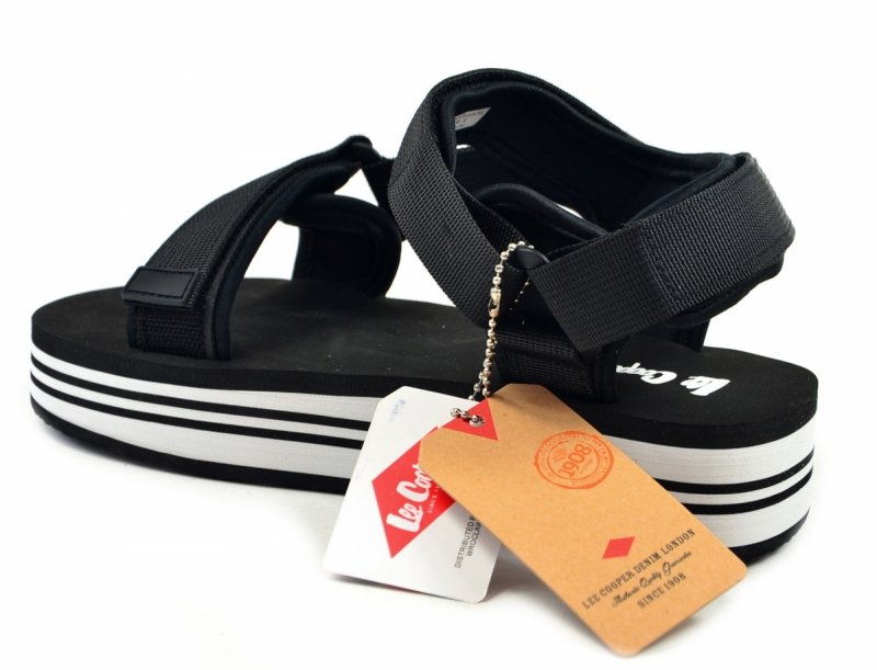 Sandałki LEE COOPER 41 czarne 2753 sandały damskie