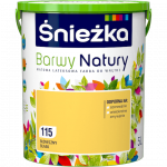 Śnieżka Barwy Natury 5L Słoneczny Blask 115 mat farba do wnętrz ścian sufitów emulsja