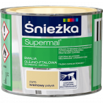 Śnieżka Olejna KREMOWA F575 0,2L Supermal farba olejno-ftalowa drewna metalu emalia połysk