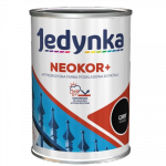 Jedynka Neokor+ 1L CZARNY unikor minia podkład antykorozyjny farba przeciw rdzy