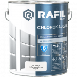 Rafil Chlorokauczuk 10L Biały Sygnałowy RAL9003 biała farba metalu betonu emalia chlorokauczukowa