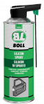 BOLL Silikon Spray 400ml do części gumowych zabezpiecza przed wyschnięciem zamarzaniem zlepianiem uelastycznia smarowanie uszczelek gumy zamków