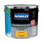 Chlorokauczuk 10L RAL1003 ŻÓŁTY SYGNAŁOWY Nobiles farba metalu betonu żółta emalia stali żeliwa