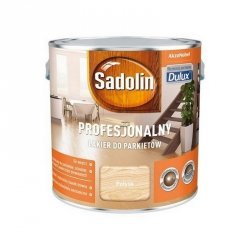 Sadolin Lakier Profesjonalny POŁYSK 2,5L do parkietu podłóg schodów korka drewna Dulux niskozapachowy