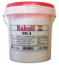 Rakoll GXL-3 1kg Klej do drewna wodoodporny D3 klejenie podłóg szwedzkich w pasach podgrzewanych