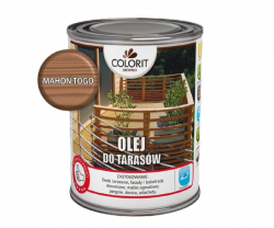 Colorit Olej Do Drewna Tarasów 0,75L MAHOŃ TOGO 750ml mebli ogrodowych desek tarasowych