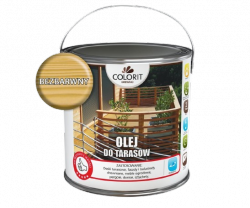 Colorit Olej Do Drewna Tarasów 2,5L BEZBARWNY Z UV mebli ogrodowych desek tarasowych