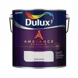 Dulux Ambience Ceramic 2,5L PURE WHITE ceramik ceramiczna farba do wnętrz plamoodporna