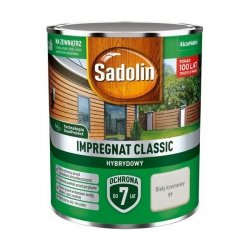 Sadolin Classic impregnat 0,75L BIAŁY KREMOWY 99 do drewna clasic Hybrydowy płotów altanek fasad