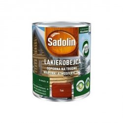 Sadolin Odporna lakierobejca 0,75L TIK TEK TEAK do drewna żelowa zewnętrzna na trudne warunki atmosferyczne