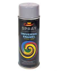 Spray Uniwersalny RAL7001 SZARY 400ml emalia Champion do metalu plastiku drewna gipsu