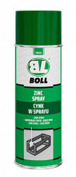 BOLL Cynk w Sprayu 0,4L 400ml 90% ochrona antykorozyjna do konstrukcji stalowych nadwozia podwozia układów rurowych
