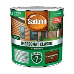 Sadolin Classic impregnat 2,5L DRZEWO WIŚNIOWE 88 do drewna clasic Hybrydowy płotów altanek fasad