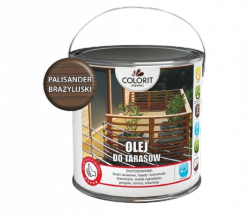 Colorit Olej Do Drewna Tarasów 2,5L PALISANDER BRAZYLIJSKI mebli ogrodowych desek tarasowych