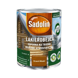 Sadolin Odporna lakierobejca 0,75L ORZECH WŁOSKI do drewna żelowa zewnętrzna na trudne warunki atmosferyczne