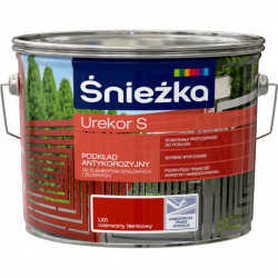 Śnieżka Urekor S 2,5L CZERWONY TLENKOWY unikor minia podkład antykorozyjny farba przeciw rdzy czerwona