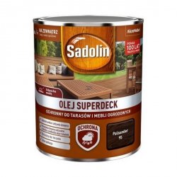 Sadolin Superdeck olej 0,75L PALISANDER 95 do drewna tarasów mebli ogrodowych mat