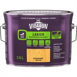 Vidaron Lakier do parkietu podłóg POŁYSK 2,5L Bezpodkładowy