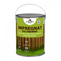 Colorit Impregnat Szybkoschnący 4,5L PALISANDER drewna do Ochronny wodny płotów altanek