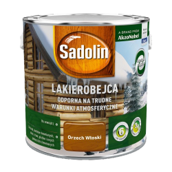 Sadolin Odporna lakierobejca 2,5L ORZECH WŁOSKI do drewna żelowa zewnętrzna na trudne warunki atmosferyczne