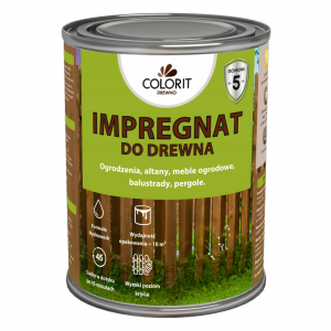 Colorit Impregnat Szybkoschnący 0,75L ANTRACYT drewna do Ochronny wodny płotów altanek
