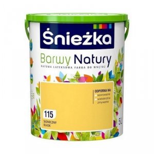 Śnieżka Barwy Natury 5L Słoneczny Blask 115 mat farba do wnętrz ścian sufitów emulsja