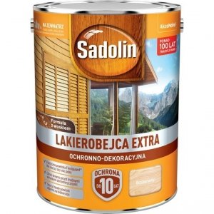 Sadolin Extra lakierobejca 10L BEZBARWNY 1 drewna