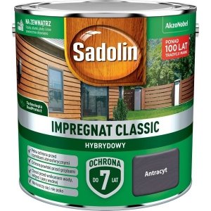 Sadolin Classic impregnat 2,5L ANTRACYT-OWY drewna clasic
