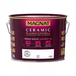 MAGNAT Ceramic 10L C45 BIAŁY Ceramik ceramiczna farba do wnętrz plamoodporna - TYLKO ODBIÓR OSOBISTY LUB WYSYŁKA NA PALECIE 