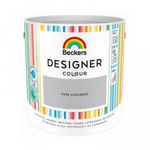 Beckers 2,5L PURE ELEGANCE Designer Colour farba lateksowa mat-owa do ścian sufitów