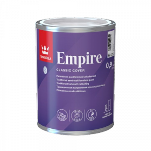 Tikkurila Empire 0,9L BIAŁY PÓŁMAT biała farba alkidowa drewna metalu emalia tiksotropowa 
