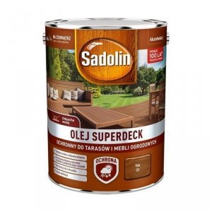 Sadolin Superdeck olej 5L TEK TIK 33 do drewna tarasów mebli ogrodowych mat 