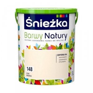 Śnieżka Barwy Natury 5L Lilia Wodna 148 mat farba do wnętrz ścian sufitów emulsja