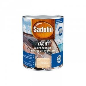 Sadolin Yacht lakier jachtowy 0,75L PÓŁMAT BEZBARWNY do drewna elastyczny zewnętrzny odporny
