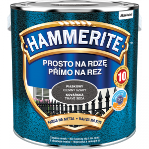 Hammerite Na Rdzę 2,5L CIEMNY SZARY PIASKOWY hamerite farba szybkoschnąca antykorozyjna gruntoemalia