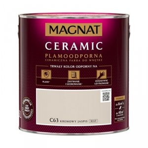 MAGNAT Ceramic 2,5L C63 Kremowy Jaspis ceramik ceramiczna farba do wnętrz plamoodporna