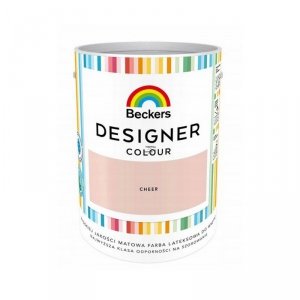 Beckers 5L CHEER Designer Colour farba lateksowa mat-owa do ścian sufitów