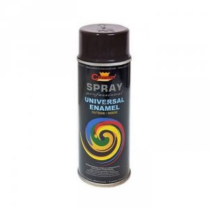 Spray Uniwersalny RAL8017 BRĄZ-OWY CZEKOLADOWY 400ml emalia Champion do metalu plastiku drewna gipsu