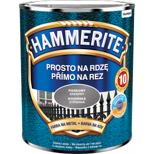 Hammerite Na Rdzę 0,7L SREBRNY PIASKOWY hamerite farba szybkoschnąca antykorozyjna gruntoemalia