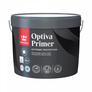 Tikkurila Optiva Primer 9L grunt farba gruntująca pod farby do ścian sufitów do gruntowania - TYLKO ODBIÓR OSOBISTY LUB WYSYŁKA NA PALECIE
